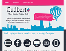 Tablet Screenshot of cudbertgroup.com